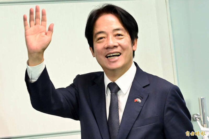 賴清德總統（見圖）與卓榮泰院長推動五大信賴產業，促使台灣成為全球民主科技供應鏈不可或缺且受信賴的夥伴。（資料照）