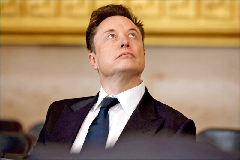 全球首富、特斯拉創辦人馬斯克（Elom Musk）。 （法新社檔案照）