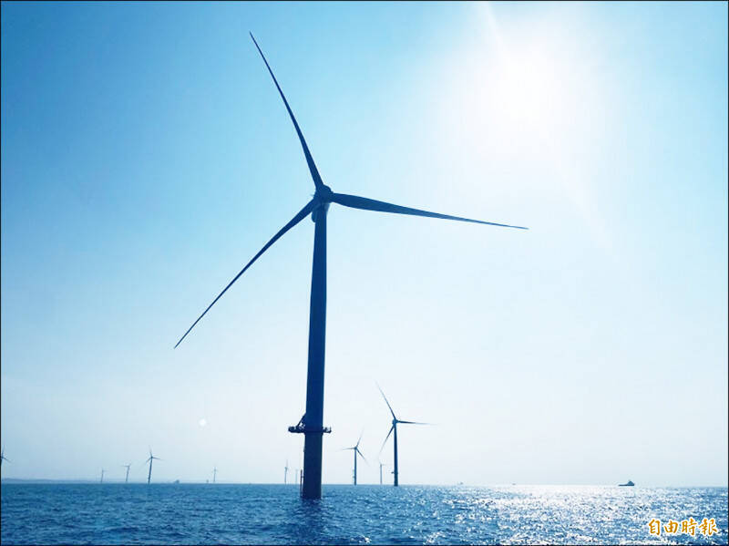能源結構大幅調整，再生能源提升至兩成。圖為風電。（資料照）