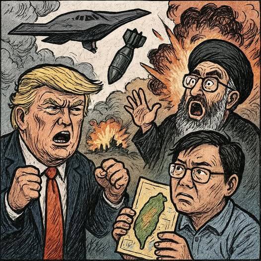 這場空襲還產生一個全球級後效應：中東局勢升溫。而台灣可以從此學到什麼呢？（取自貼文）