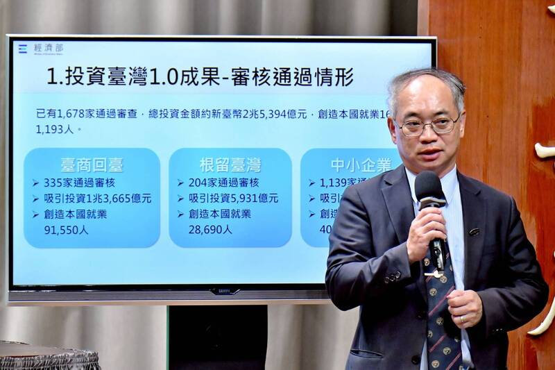 行政院會拍板「投資台灣三大方案2.0」，將延長至2027年，並擴大適用範圍，聚焦五大信賴產業、服務業、大健康產業及六大核心戰略產業，加上既有5＋2產業創新領域。新階段將鼓勵企業導入AI及智慧化技術，加速轉型升級，以提升整體產業競爭力。（行政院提供）