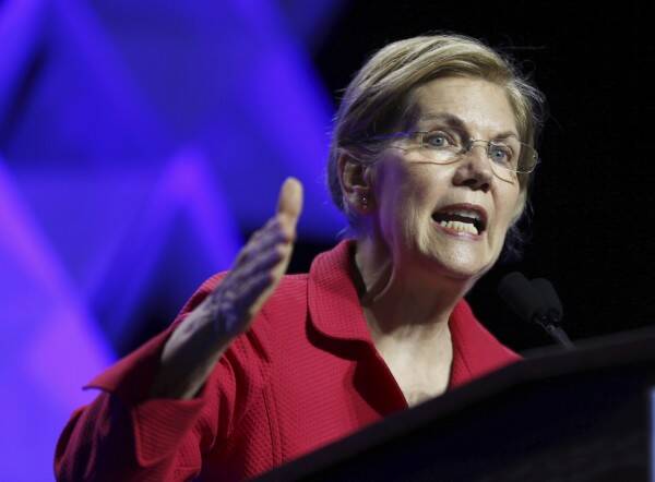 美國民主黨參議員華倫（Elizabeth Warren）2018年向媒體公布DNA檢測報報告，證明她確實擁有美國原住民血統。（美聯社檔案照）