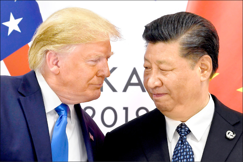 川普相信自己能夠與中國國家主席習近平達成協議。（美聯社檔案照）