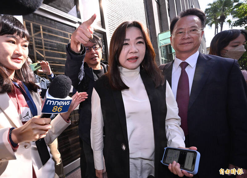 台灣高等檢察署偵辦潛艦國造洩密案，2023年以被告身分傳喚國民黨籍立委馬文君出庭。（資料照）