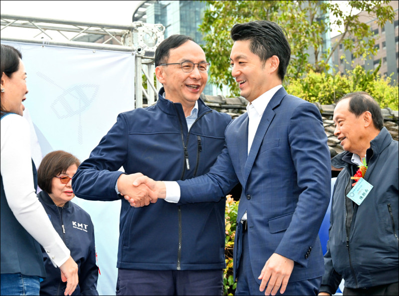 朱立倫和蔣萬安為了選票，百般呵護貪腐收賄的柯文哲，他們真心不覺得丟臉！選民以後一定會把這筆帳算清楚。（資料照）