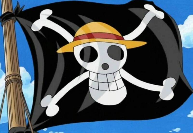 「草帽海賊團」的旗幟，似乎越來越成為年輕抗議者的代表。（取自貼文）