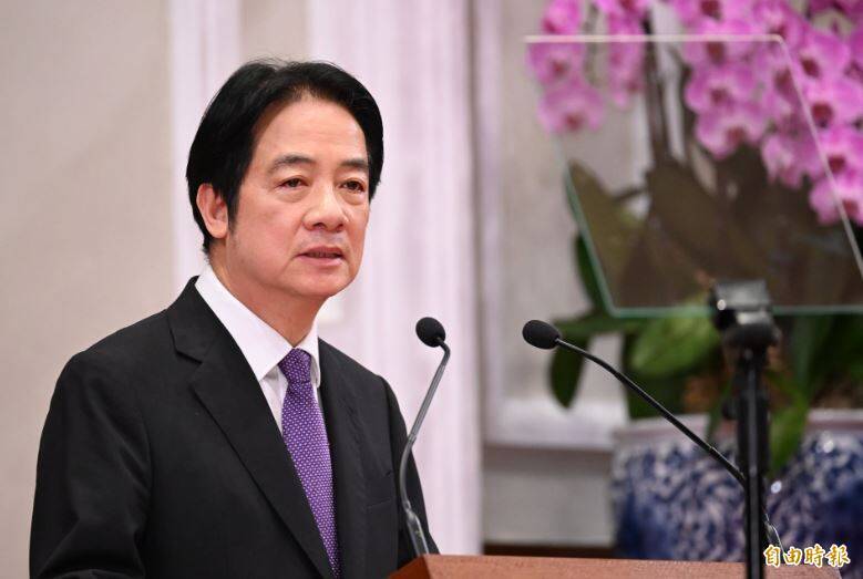 總統賴清德於9月3日軍人節談話，使用「終戰」而非「抗戰」。（資料照）