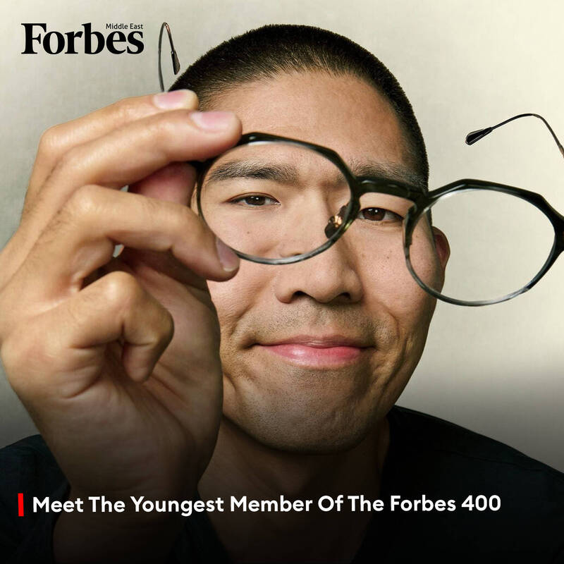  Edwin Chen在矽谷創辦Surge AI，以 37歲之齡登上《富比世400》富豪榜。（擷取自富比世「X」）