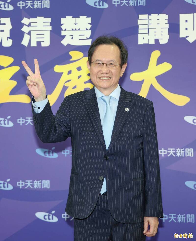 前國大代表蔡志弘參選國民黨主席，為了奉獻台灣、奉獻國民黨。（資料照）