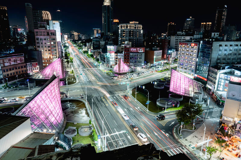 美麗島捷運站。（取自陳其邁臉書）