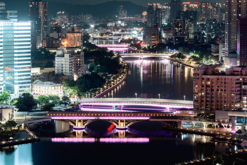 愛河。（取自陳其邁臉書）