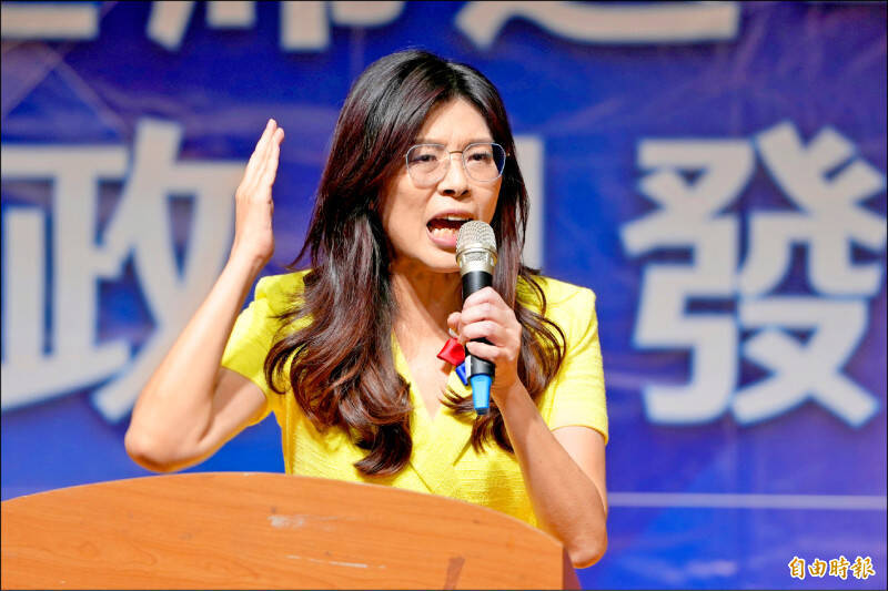 國民黨黨主席候選人鄭麗文強調黨員們都希望候選人們不要網內互打。（資料照）