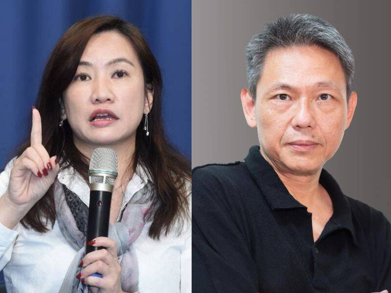 高雄市政府成功創造話題、提升觀光熱度，卻遭前新聞局長王淺秋（左）、藍營名嘴謝寒冰（右）酸言批評。（資料照、翻攝自謝寒冰臉書；本報合成）