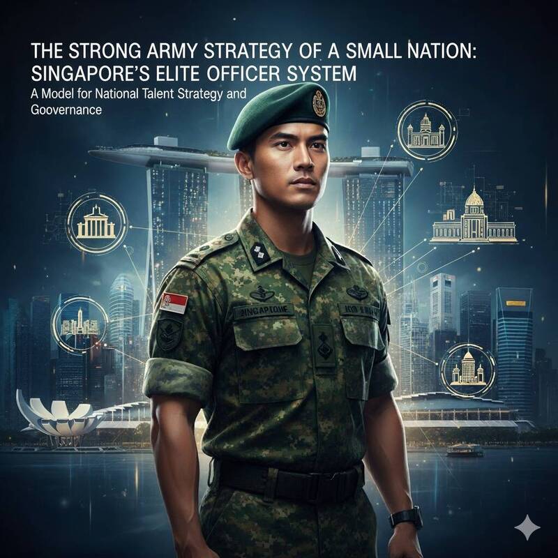 新加坡不僅以戰力精良的現代化武裝部隊著稱，更以其獨特的「菁英軍官制度」聞名。（取自貼文）