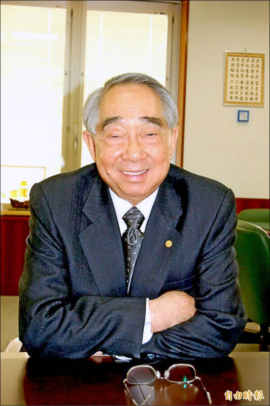 已故長榮集團前總裁張榮發。（資料照）