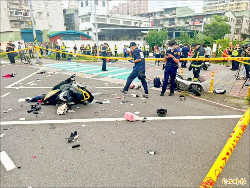 新北市三峽5月發生重大車禍，78歲余姓駕駛不明原因衝撞多名路人，釀成多人死傷悲劇。（資料照）