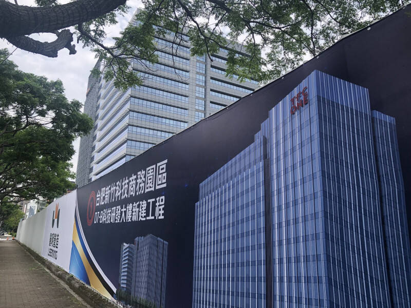 台肥邁向轉型，在新竹科技商務園區，打造綠能、低碳、智慧化的科技研發基地。（業者提供）