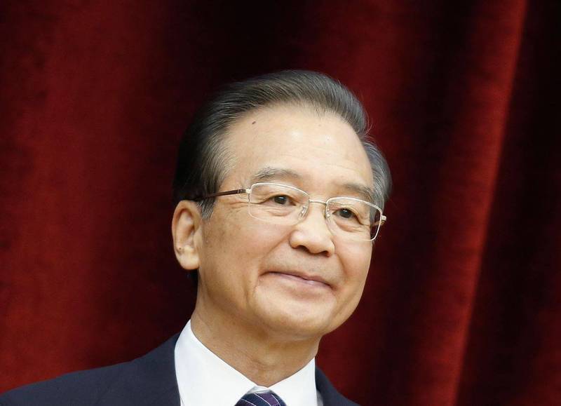 中國前國務院總理溫家寶。（路透檔案照）