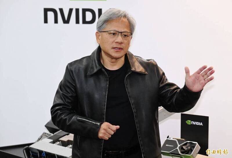 輝達執行長黃仁勳。（資料照）