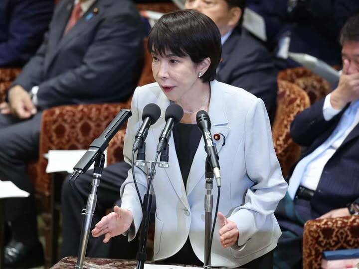 日本首相高市早苗對「台海問題」的態度堅定。（取自貼文）