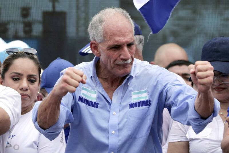 宏都拉斯總統候選人阿斯夫拉表示，要恢復與台灣之間的邦交。（歐新社檔案照）