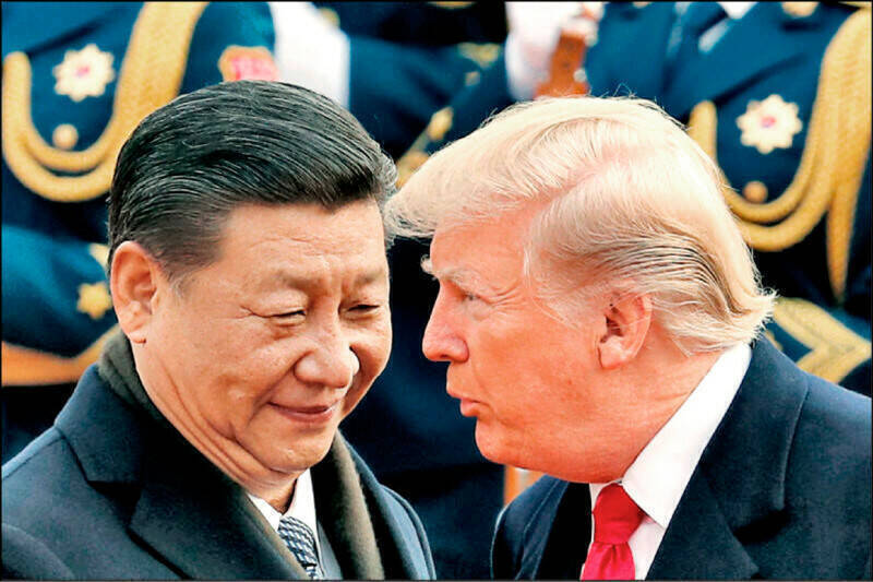 中國國家主席習近平突然與美國總統川普的通話，想逼川普口頭背書。（路透檔案照）