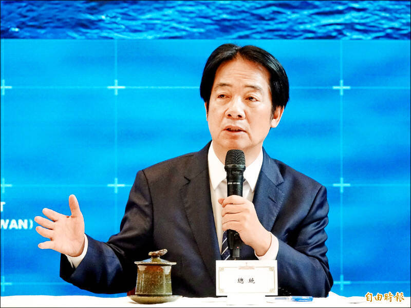 賴總統宣布「守護民主台灣國安行動方案」，揭示8年投入1.25兆元，建構先進防空系統「台灣之盾」、引進高科技AI防衛作戰體系。（資料照）