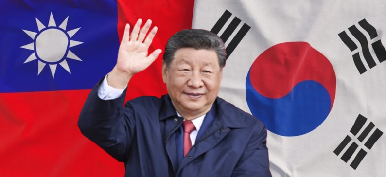 南韓堅稱我國為中國，背後就是中國在施壓。（圖取自freepik、歐新社，本報合成）