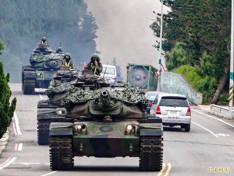 真正有效的嚇阻，不是讓對方「怕你一拳」，而是讓對方知道——跟你耗，不划算。你的社會仍能運作。圖為漢光演習。（資料照）