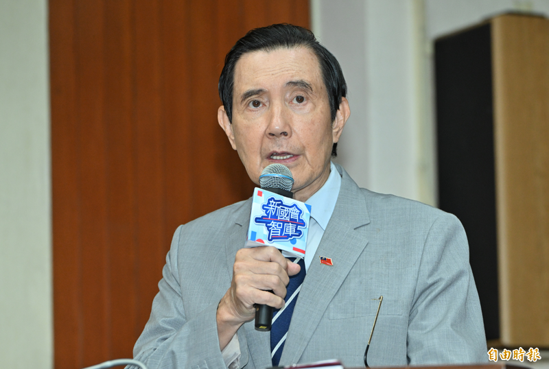 2019年國民黨前總統馬英九痛批賴清德，說台獨與發展經濟是互相矛盾的。（資料照）