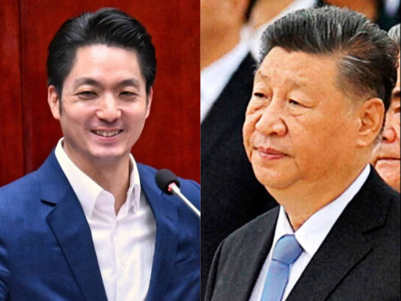 中共在台北市長蔣萬安結束雙城論壇返台隔天（1229）突宣布對台軍演，讓「交流換和平」一說瞬間破滅。（資料照、路透，本報合成）