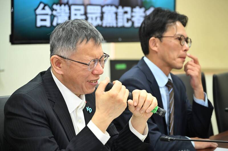 柯文哲表示，陳昭姿沒有辦法懷孕，那她又很想有自己的親生骨肉，這個先通過，能達成她畢生的心願。（資料照）