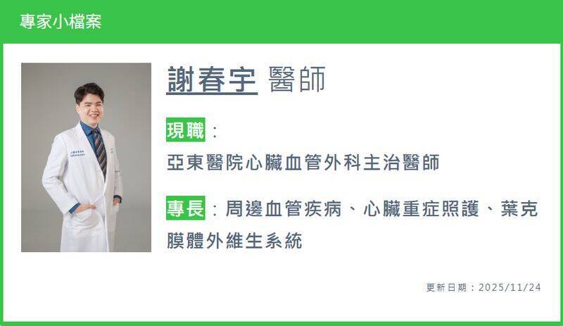 醫師謝春宇。（取自貼文）