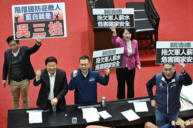 在藍白席次優勢下，立法院會近日第七度封殺國防特別條例草案付委審查。（資料照）