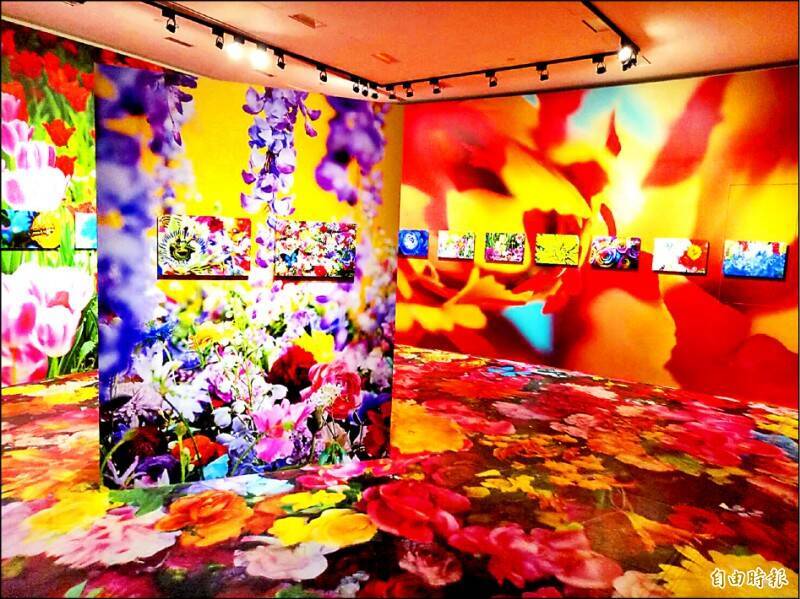 蜷川實花的攝影作品，擅長以鏡頭捕捉繽紛花卉之美。（資料照）