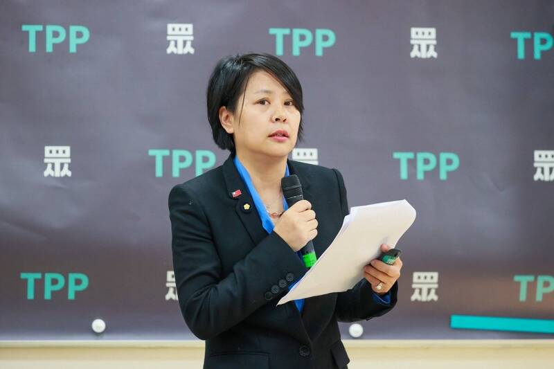 政府要求民眾黨立委李貞秀放棄中國國籍，是依法行事，何來歧視？（台灣民眾黨提供）