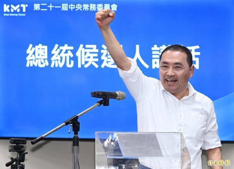 侯友宜2023年參選總統期間投書到《外交事務》，強調要加強自我防衛力量。（資料照）