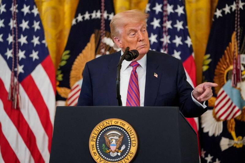 若油價真的衝上150美元，那麼川普的戰略耐心大概也會迅速消失。（路透檔案照）