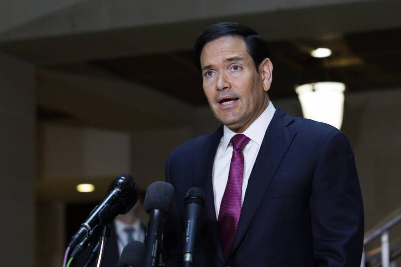 美國國務卿魯比歐（Marco Rubio）在對中與對台政策上的一貫立場，將在一定程度上對川普形成政策上的制衡。（歐新社檔案照）