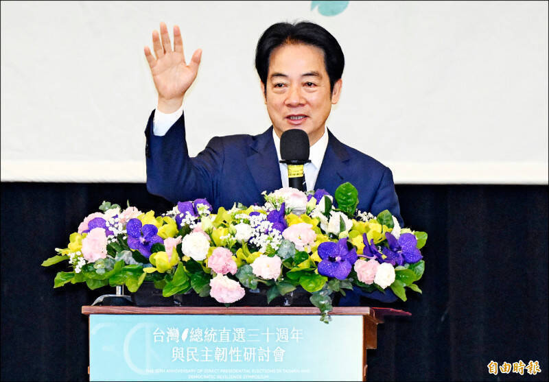 總統賴清德表示，國民黨來台後對待人民，比殖民統治的日本對台灣還差。（資料照）