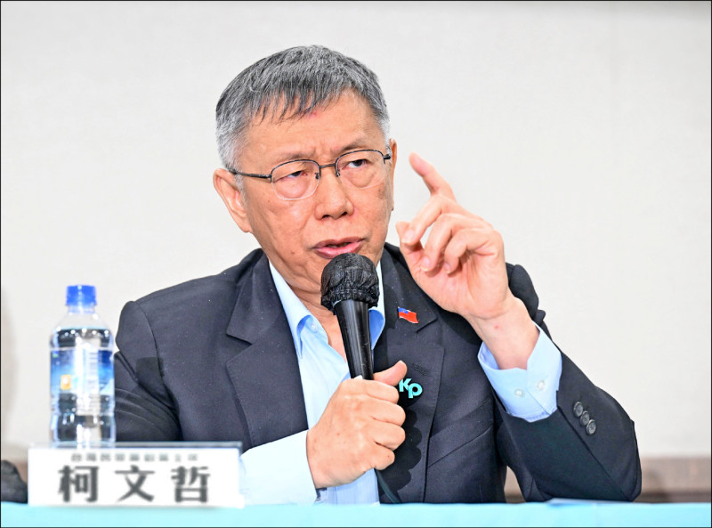 柯文哲的人設崩塌，已造成信賴崩塌。（資料照）