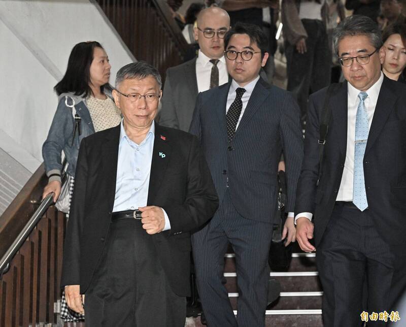 京華城弊案宣判，台北市前市長、民眾黨前主席柯文哲被重判17年、褫奪公權6年。（資料照）