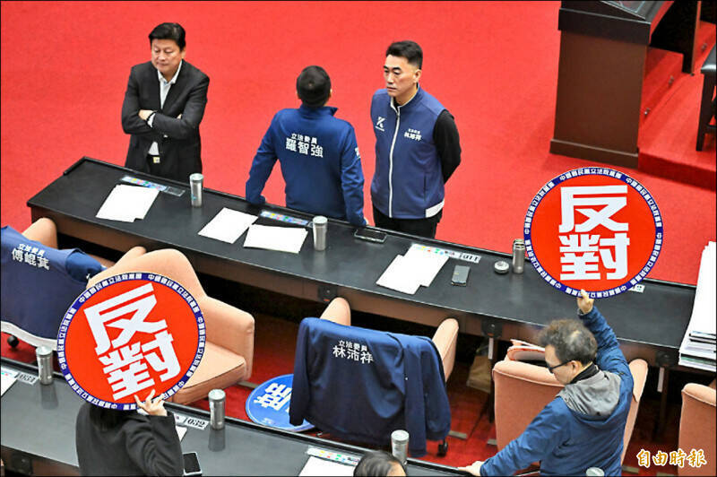近來無論是總預算審議，或重要人事案推動，在野黨屢以杯葛、拖延作為主要策略，甚至流於「為反對而反對」。（資料照）
