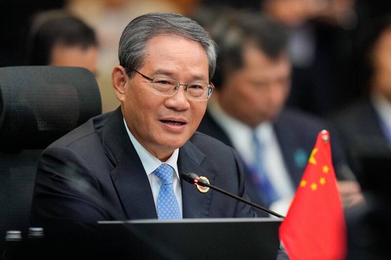 中國國務院總理李強將2026年經濟成長目標設定為4.5%-5%。但事實上，在中東戰事爆發前，中國在投資、消費與出口就已露出疲態。（歐新社）
