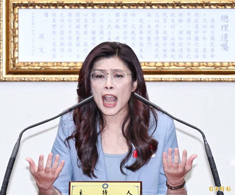國民黨主席鄭麗文訪中行程欲申請民主基金會補助，引發關注。（資料照）