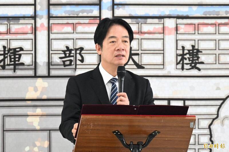 總統賴清德出訪非洲遭到中國阻攔後，中國外交部發言人表示，世界上早已不存在所謂「中華民國總統」。（資料照）