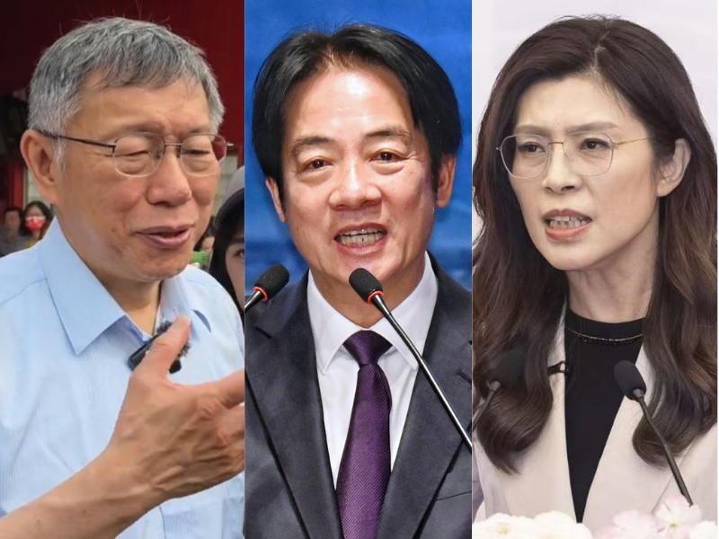 總統賴清德訪非受阻一事，柯文哲與鄭麗文都將矛頭指向賴總統，這種對因果關係主動扭曲的發言，恐會誤導民眾。（資料照、國民黨提供，本報合成）