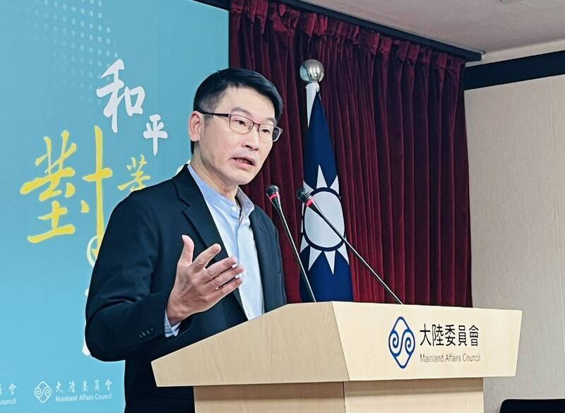 陸委會發言人梁文傑先前表示，陸委會長期有做民調，73%民眾都不認同中共主張須承認九二共識及兩岸同屬一中，雙方才能夠開展對話協商。（資料照）