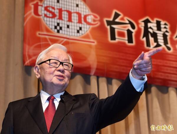 台積電創辦人張忠謀曾反嗆趙偉國，「歡迎來買（台積電）啊」。（資料照）