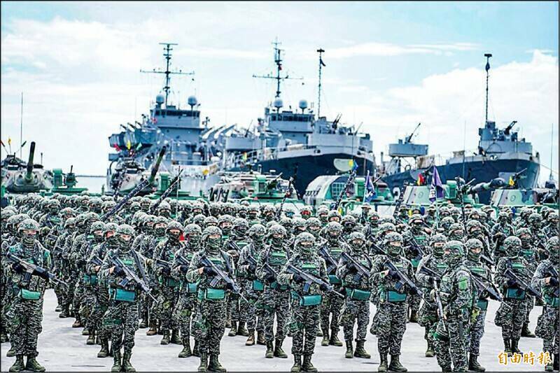 若依國民黨所言，台灣是中國的一部分，那麼中華民國的主權、軍隊與民主制度又該如何定位？（資料照）